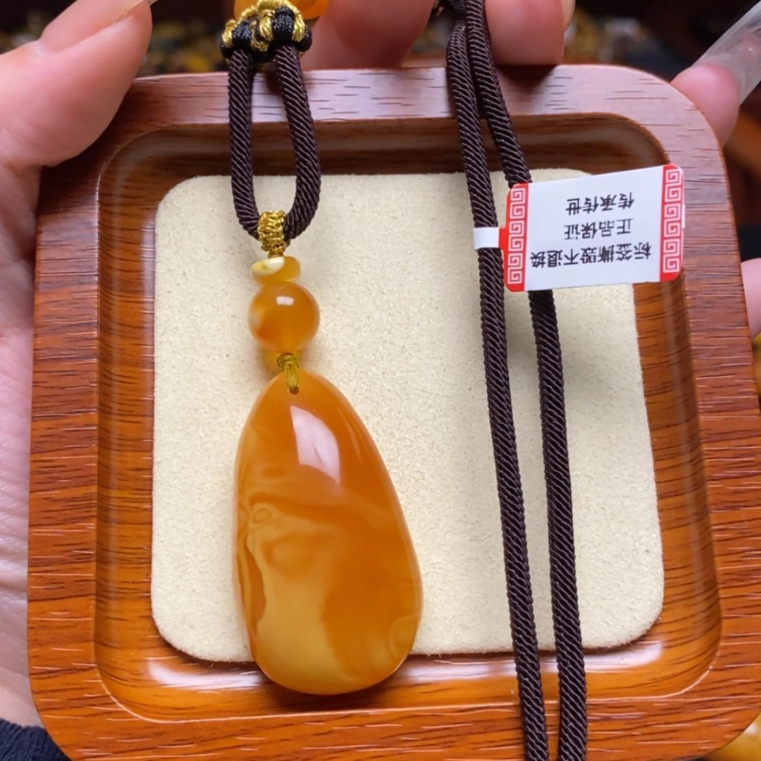 【闪购商品】蜜蜡颈饰未镶嵌项链