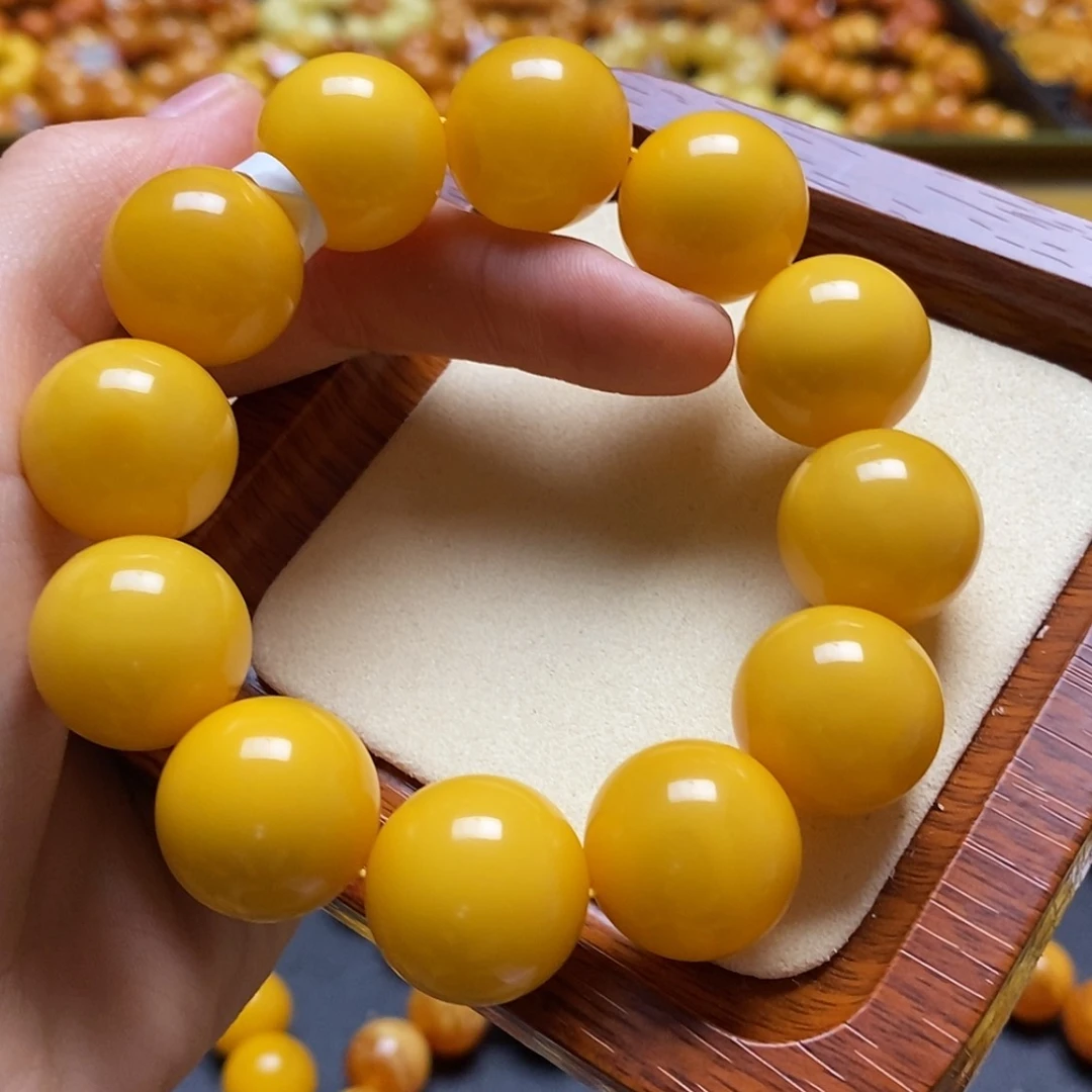 【闪购商品】蜜蜡裸石未镶嵌手串
