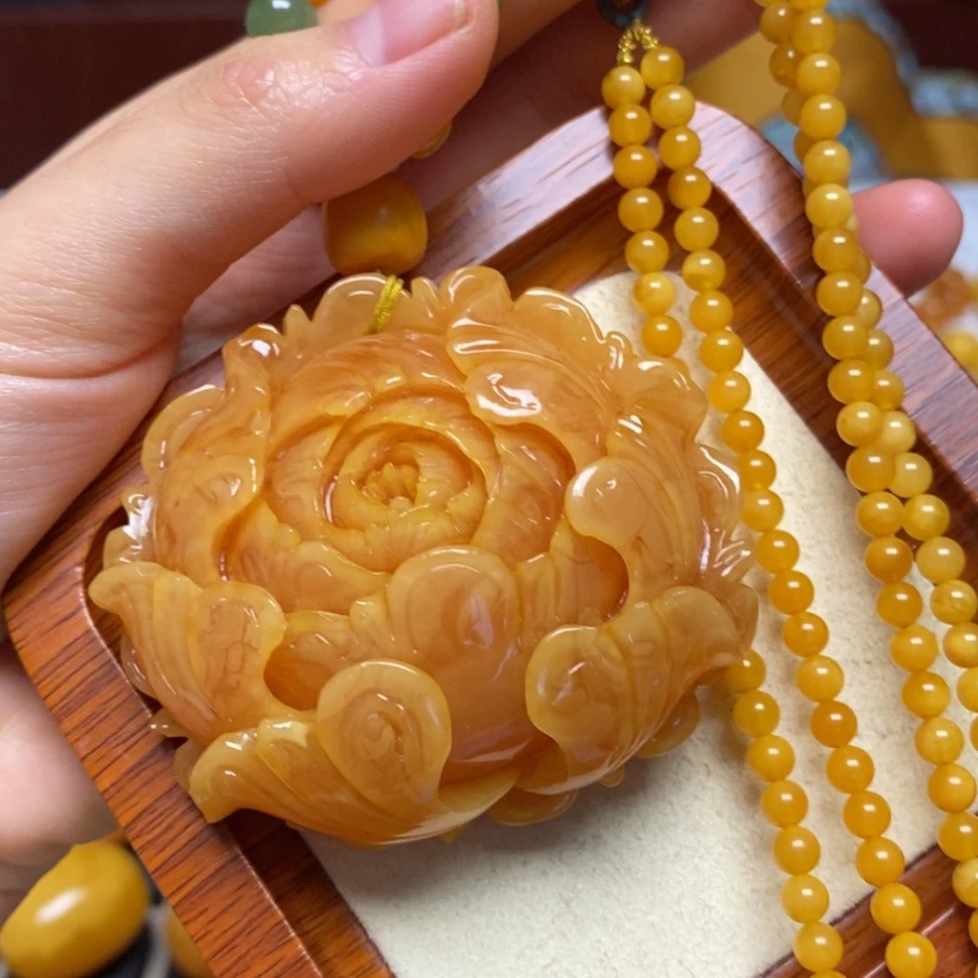 【闪购商品】蜜蜡颈饰未镶嵌项链