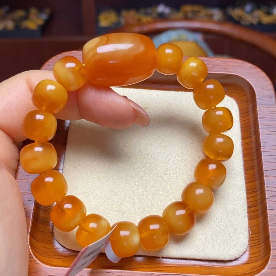 【闪购商品】蜜蜡手链未镶嵌手串