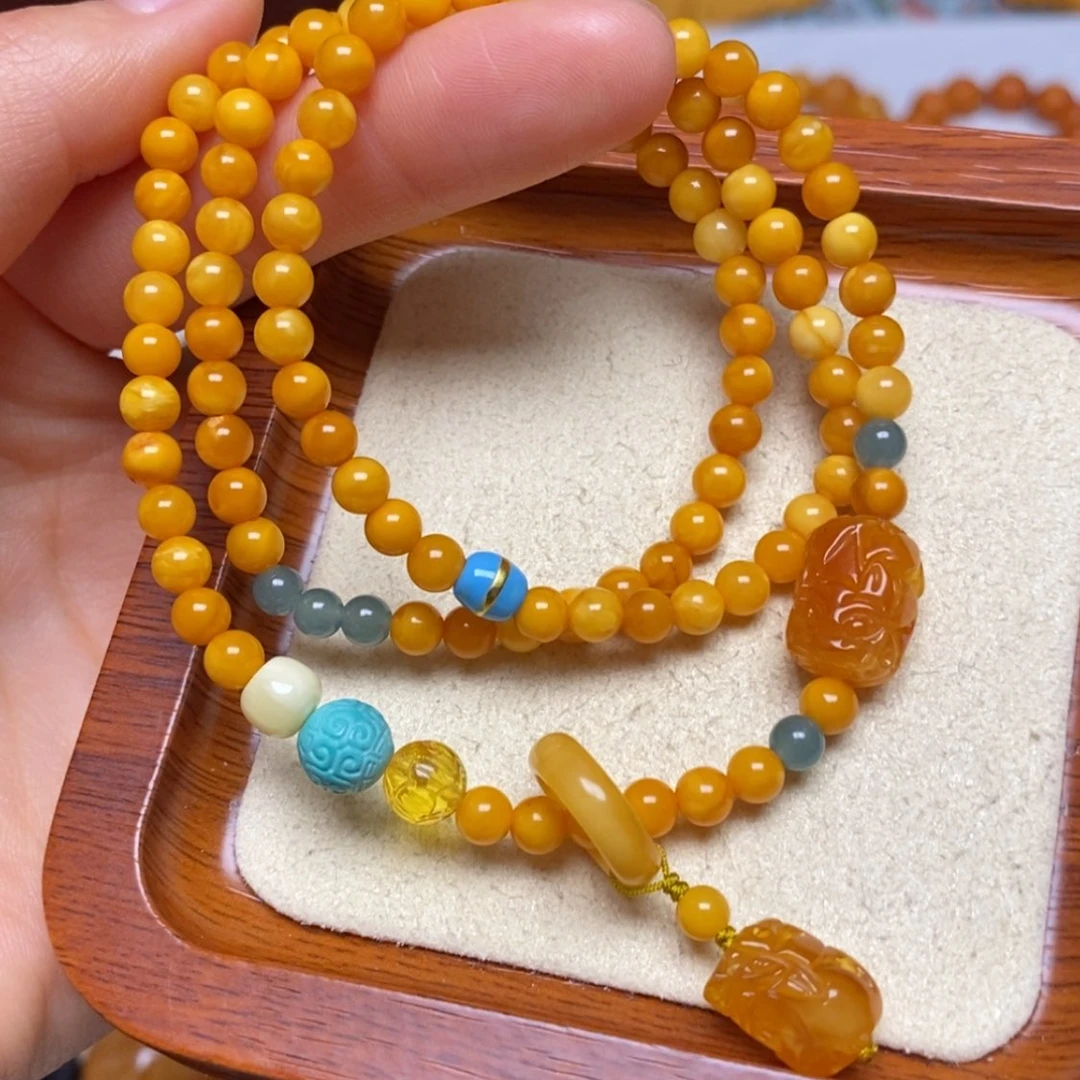 【闪购商品】蜜蜡手链未镶嵌手串
