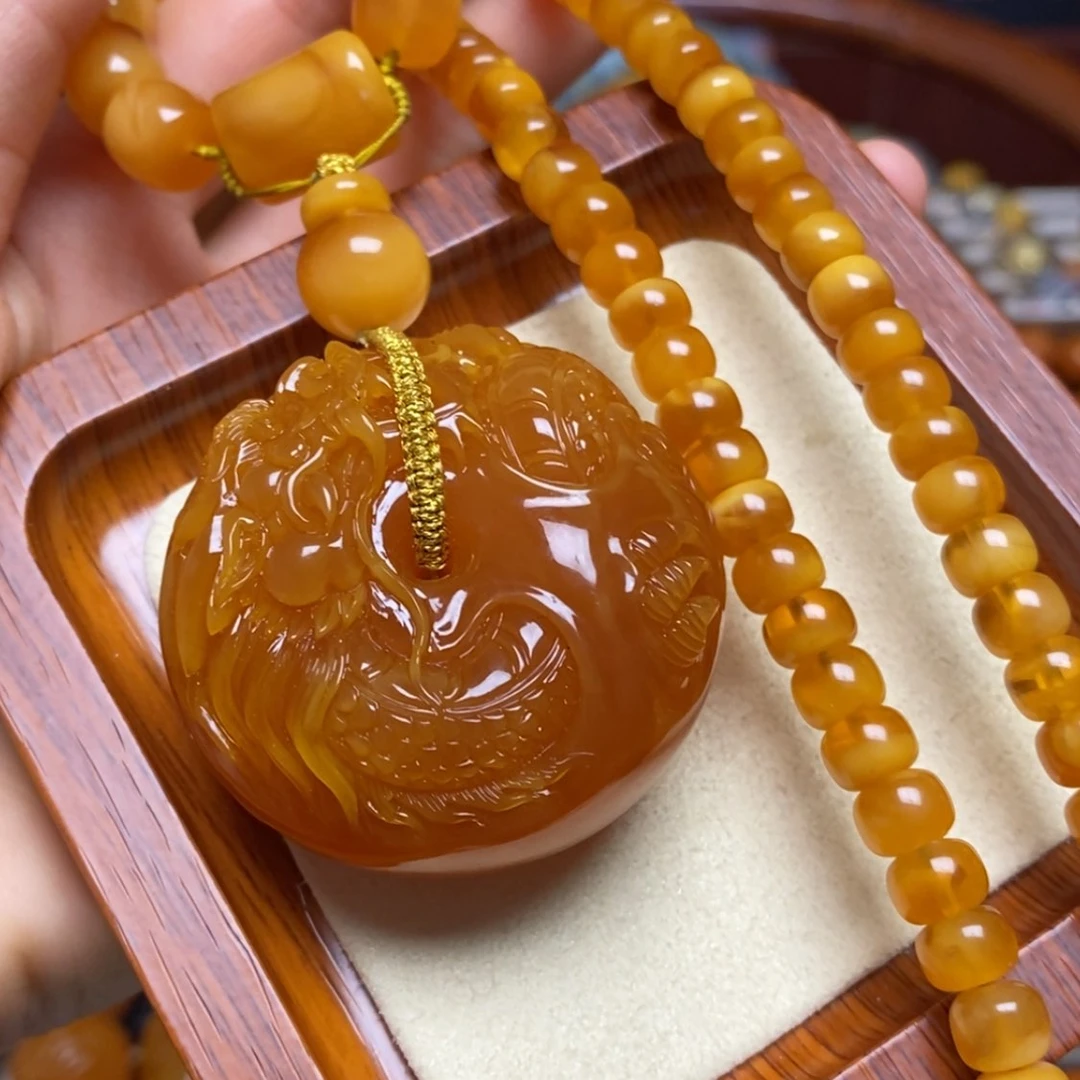 【闪购商品】蜜蜡颈饰未镶嵌项链