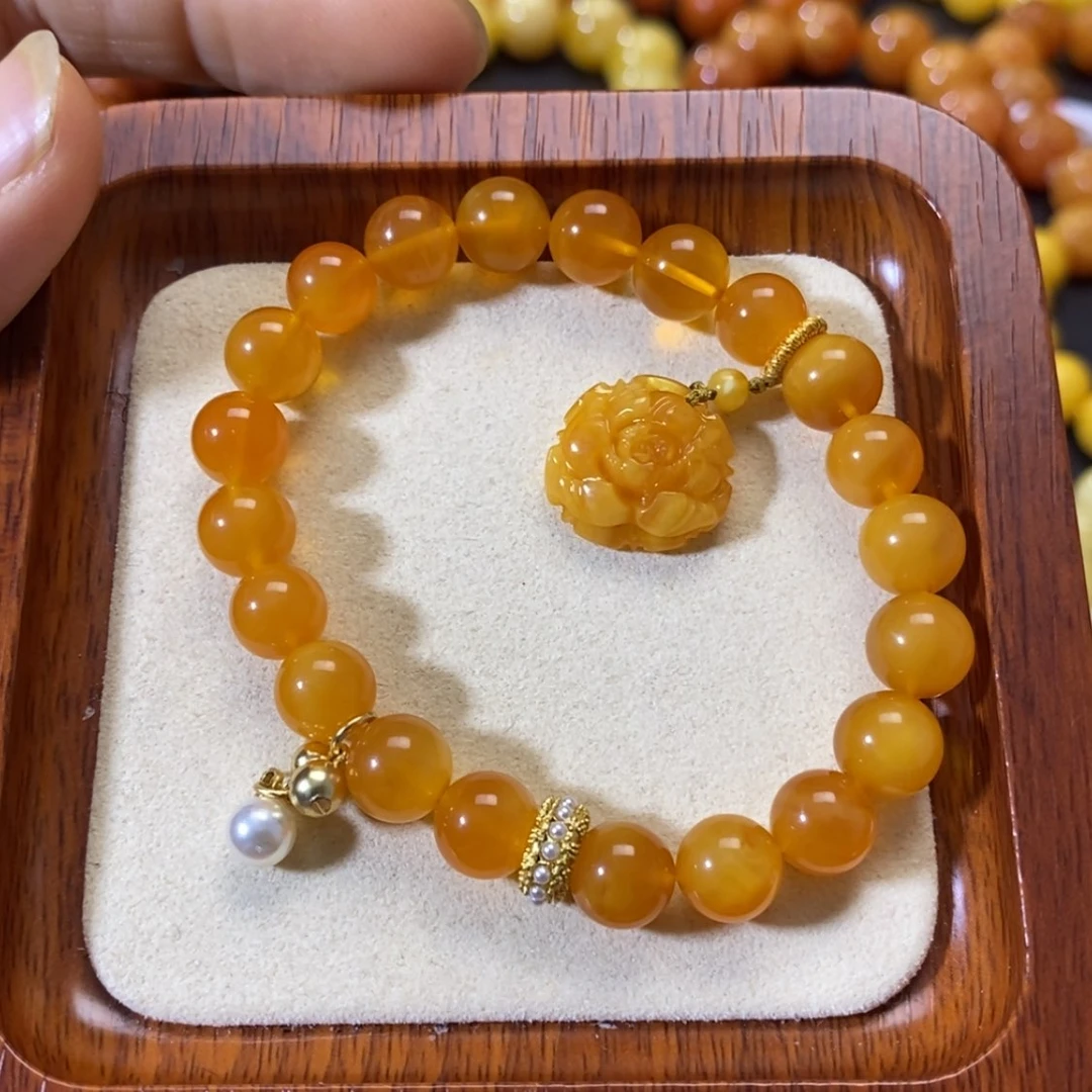 【闪购商品】蜜蜡手链未镶嵌手串