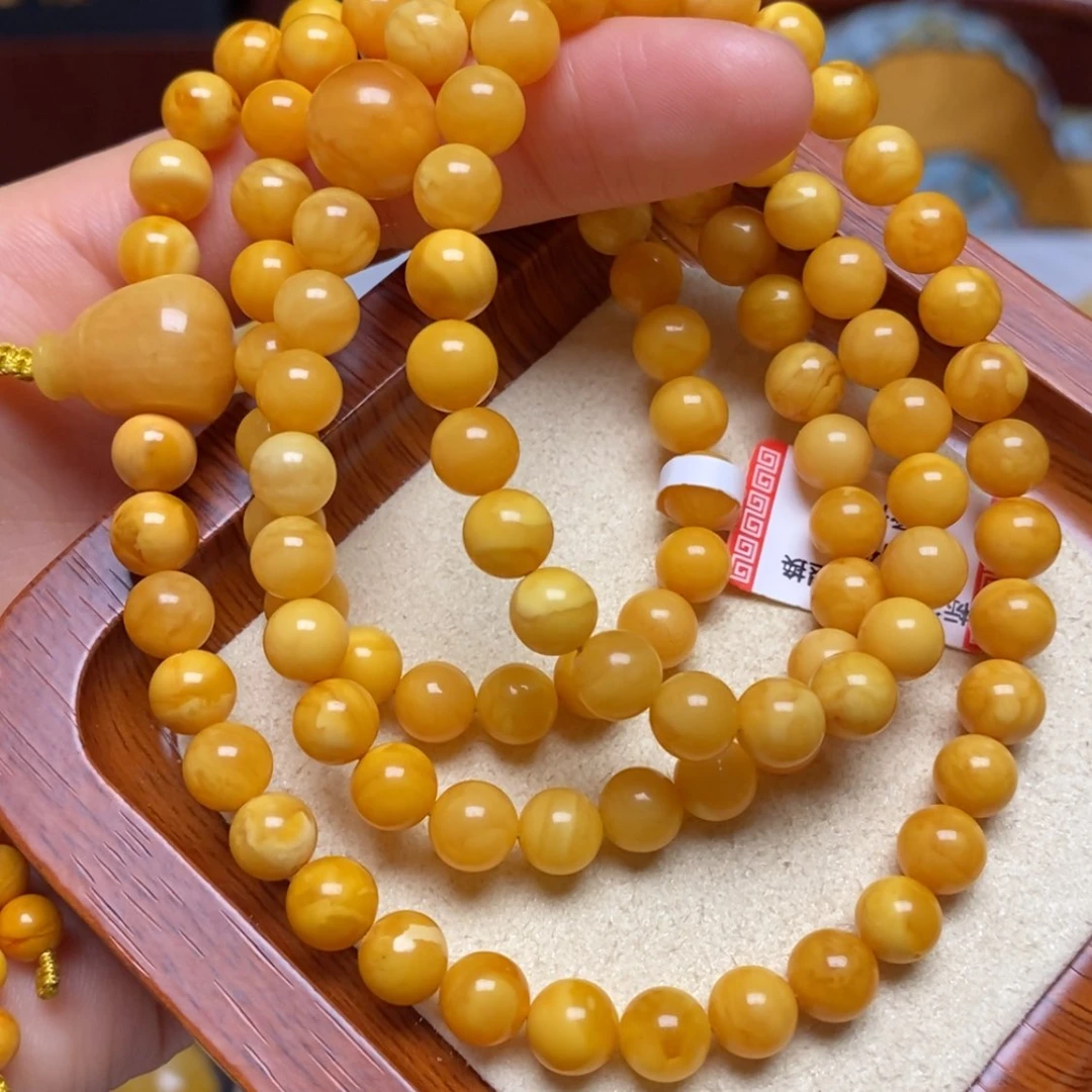 【闪购商品】蜜蜡颈饰未镶嵌项链