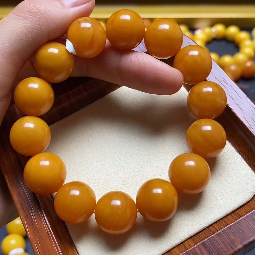 【闪购商品】蜜蜡裸石未镶嵌手串