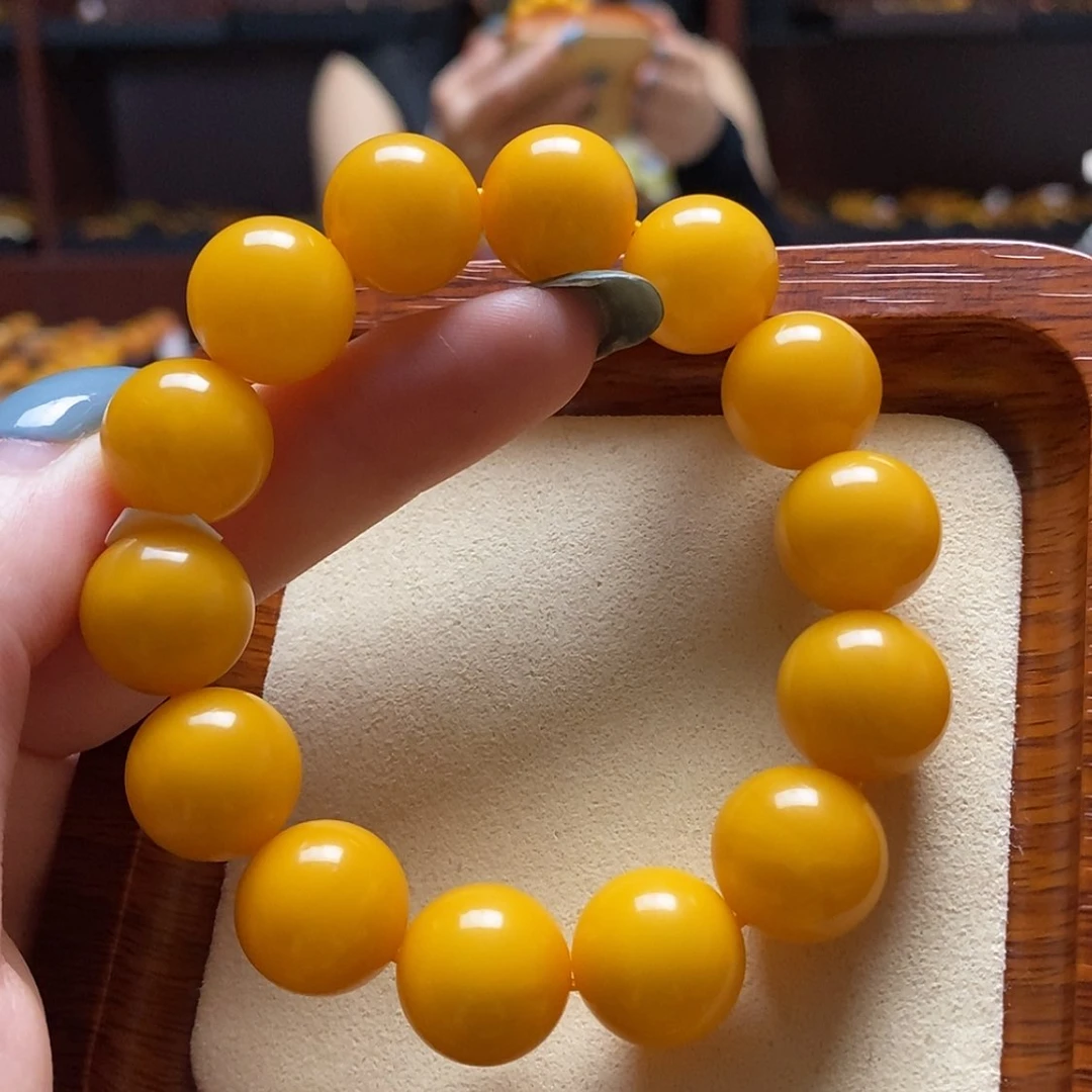 【闪购商品】蜜蜡裸石未镶嵌手串