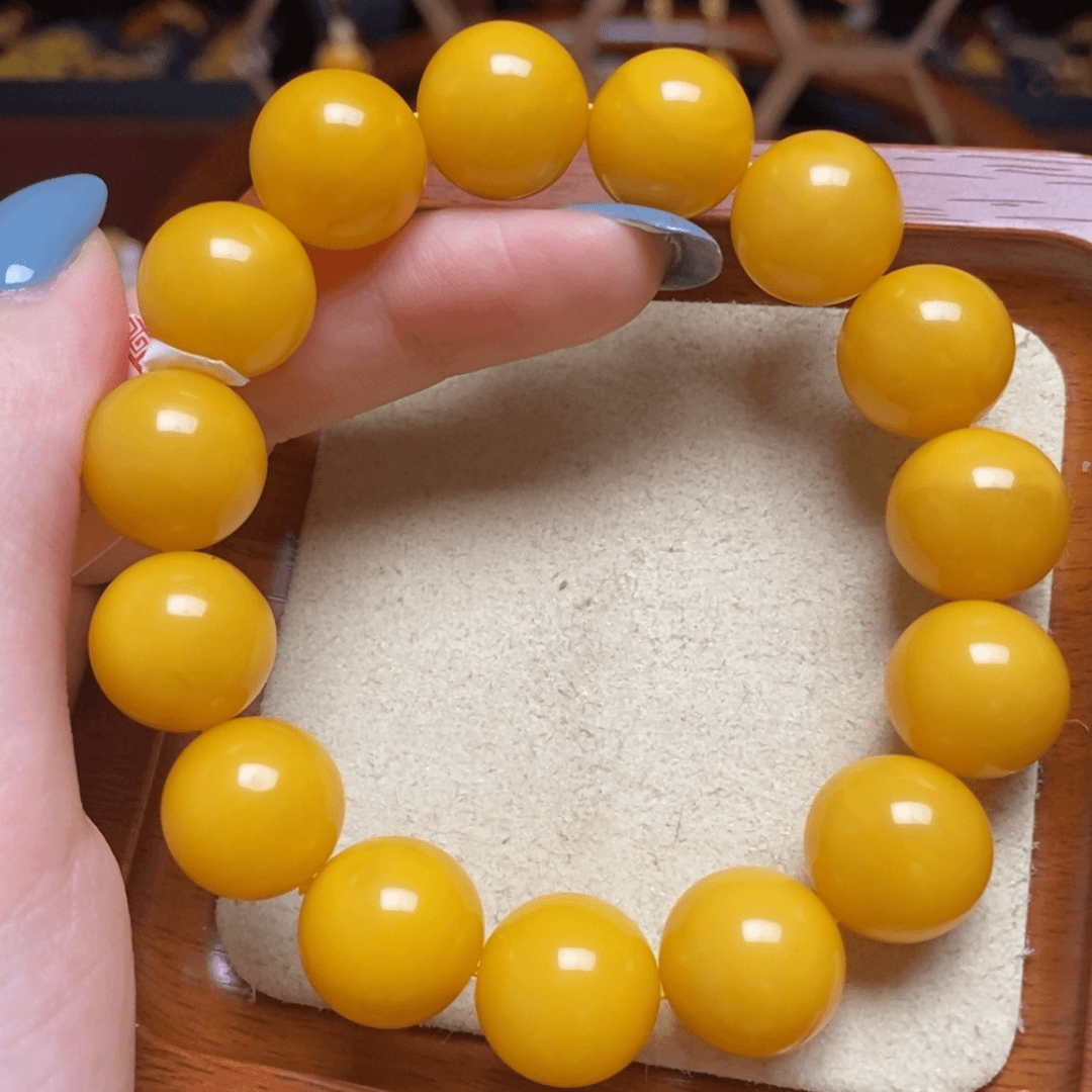 【闪购商品】蜜蜡手链未镶嵌手串