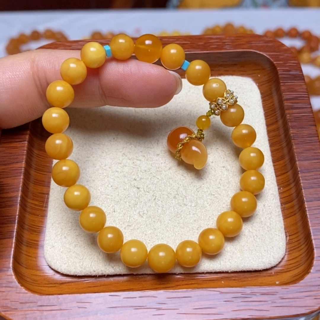 【闪购商品】蜜蜡手链未镶嵌手串