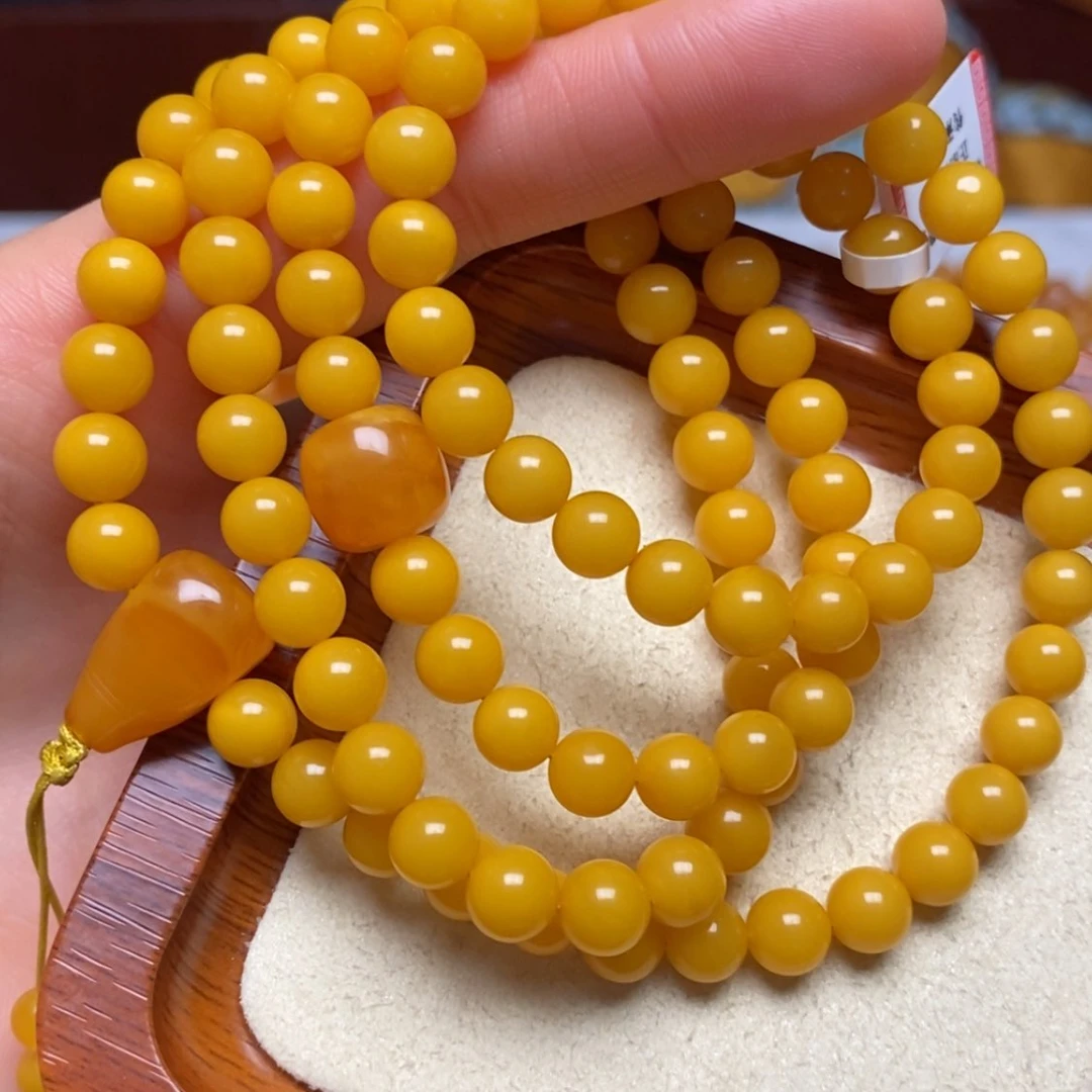 【闪购商品】蜜蜡颈饰未镶嵌项链
