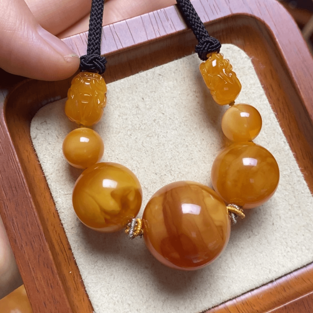 【闪购商品】蜜蜡手链未镶嵌项链