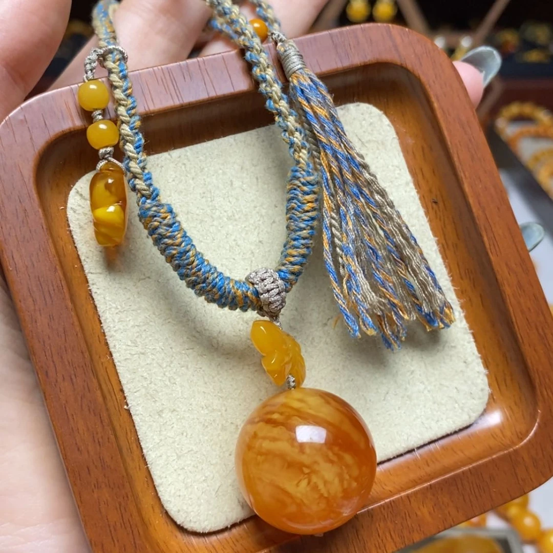 【闪购商品】蜜蜡手链未镶嵌项链