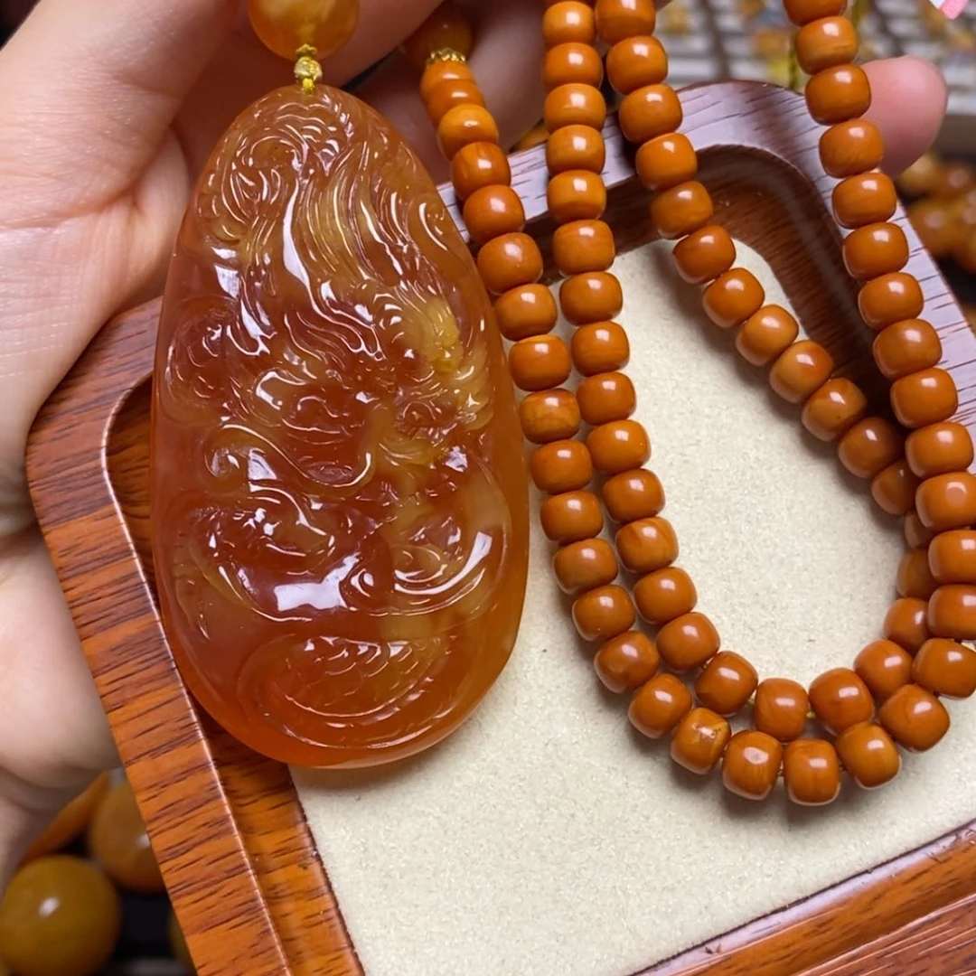 【闪购商品】蜜蜡颈饰未镶嵌项链
