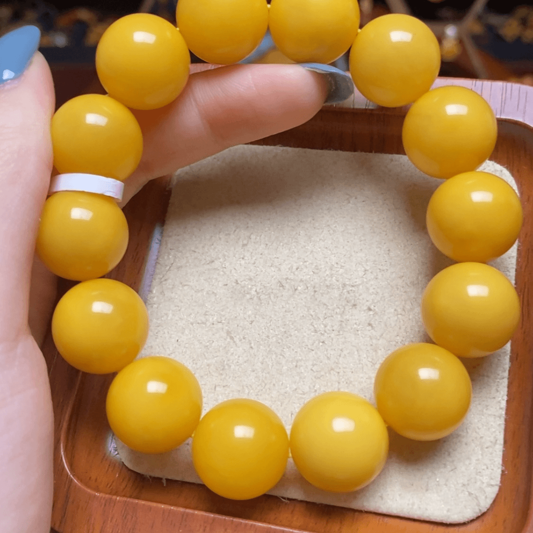 【闪购商品】蜜蜡裸石未镶嵌手串