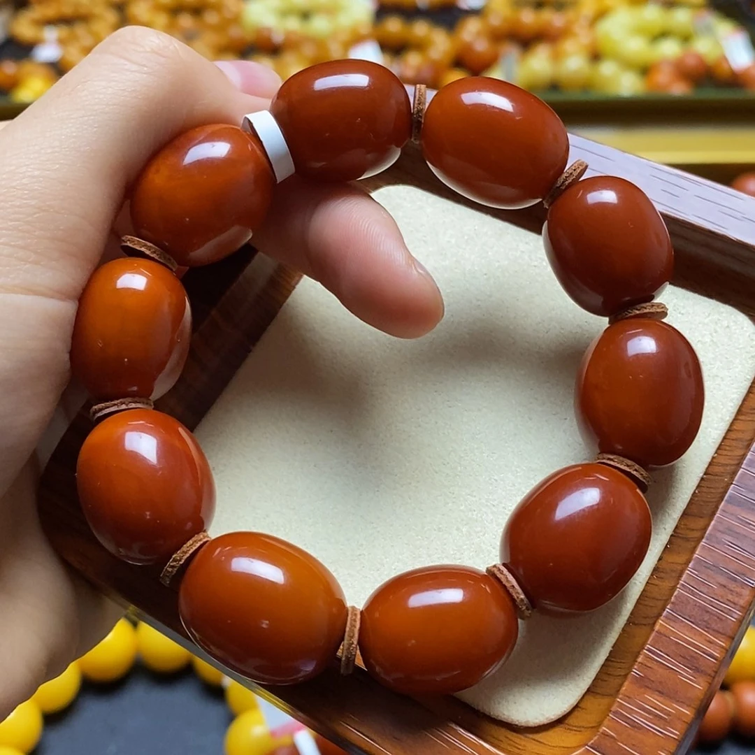 【闪购商品】蜜蜡手链未镶嵌手串