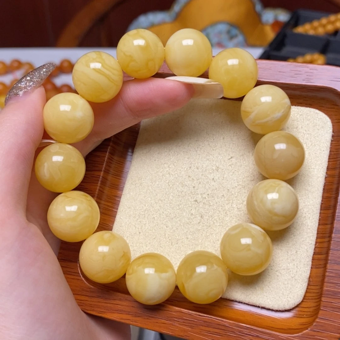 【闪购商品】蜜蜡手链未镶嵌手串