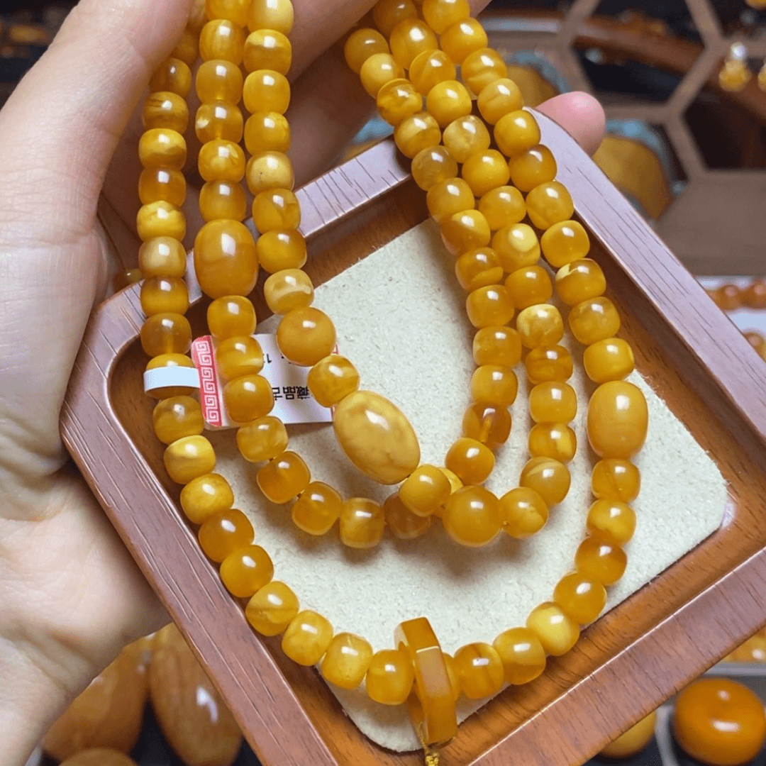 【闪购商品】蜜蜡手链未镶嵌项链