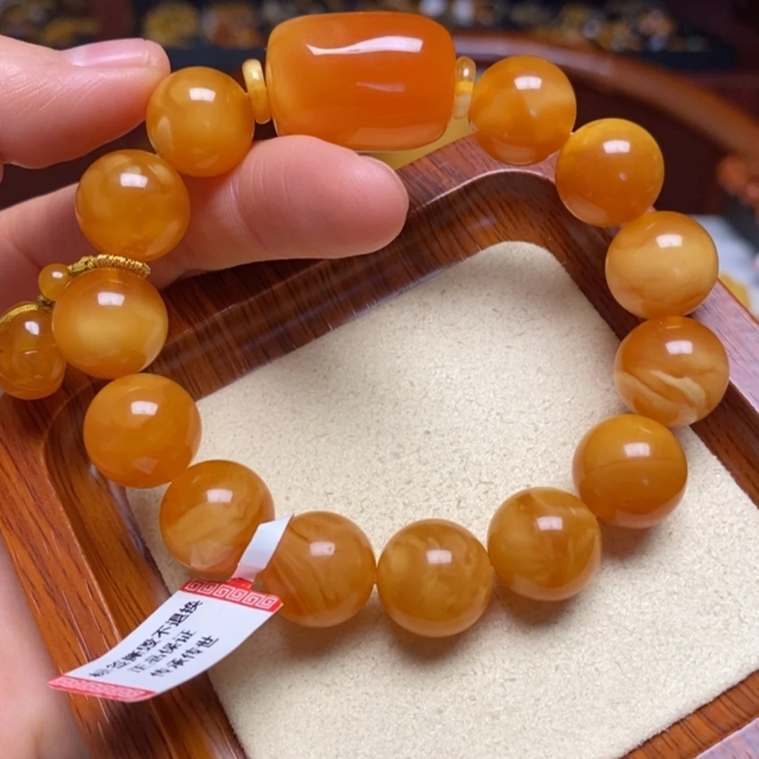 【闪购商品】蜜蜡手链未镶嵌手串