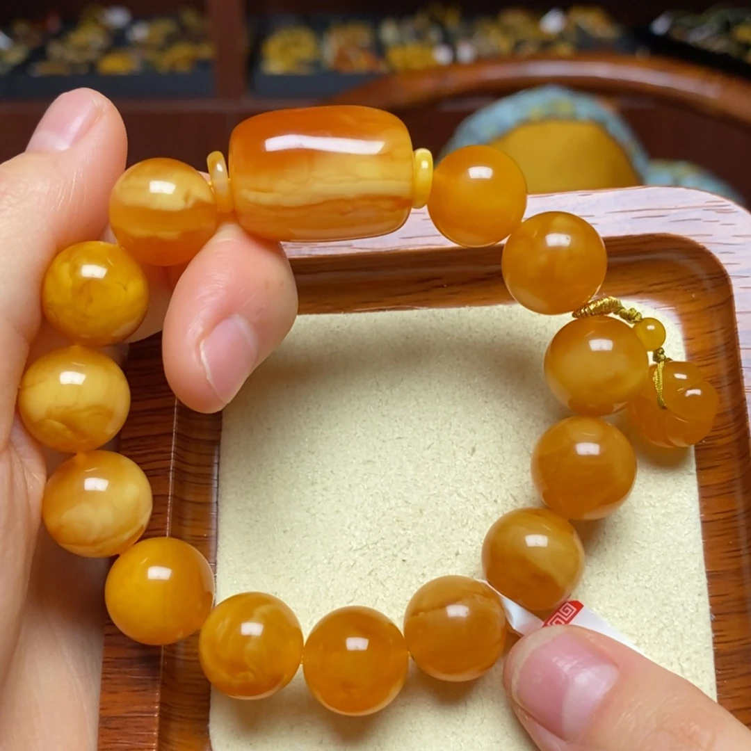 【闪购商品】蜜蜡手链未镶嵌手串