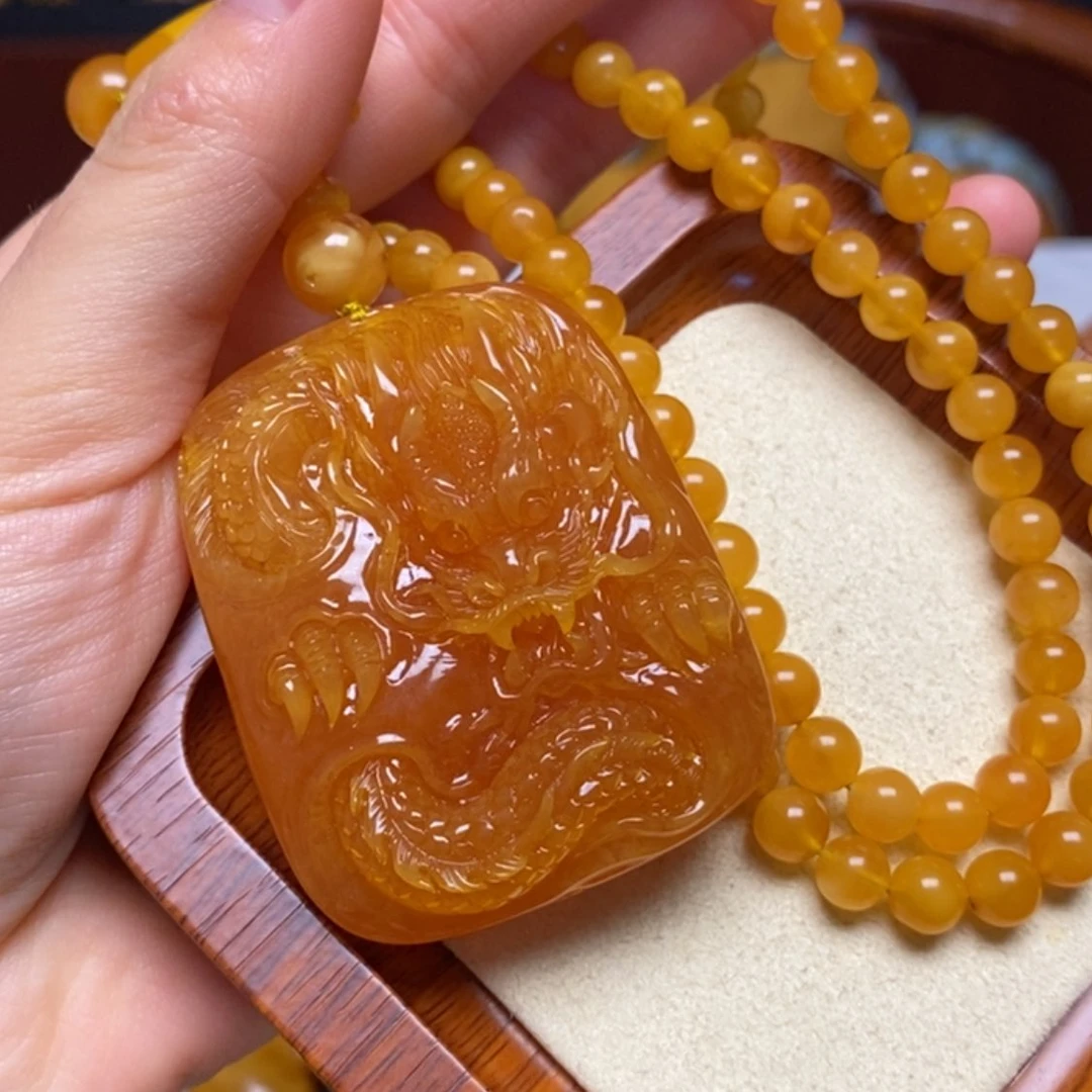 【闪购商品】蜜蜡颈饰未镶嵌项链