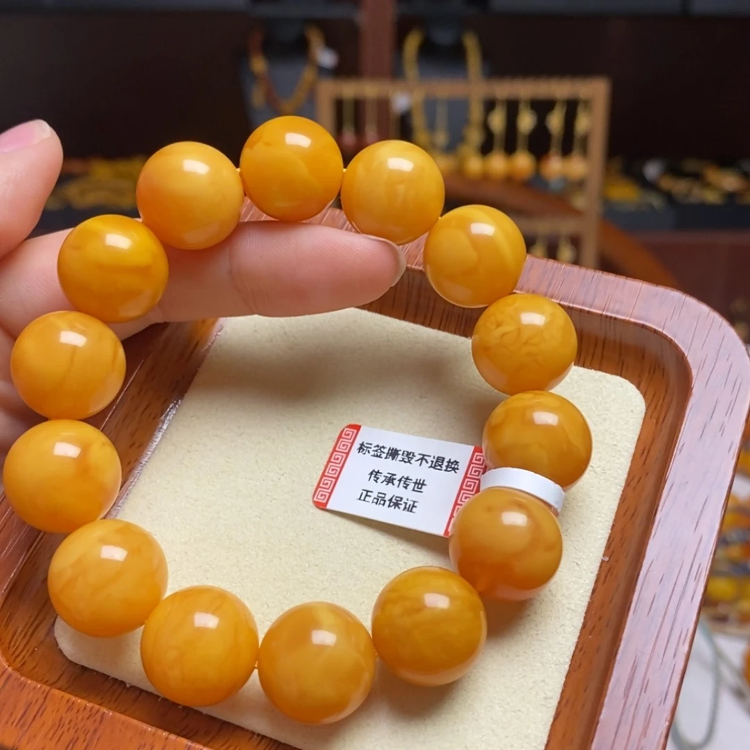 【闪购商品】蜜蜡手链未镶嵌利*