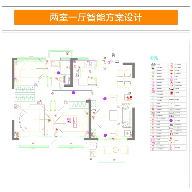 两室一厅智能方案设计