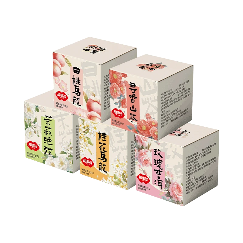 福事多袋泡茶白桃乌龙 寻香山茶 茉莉绝弦 桂花乌龙36g×1盒