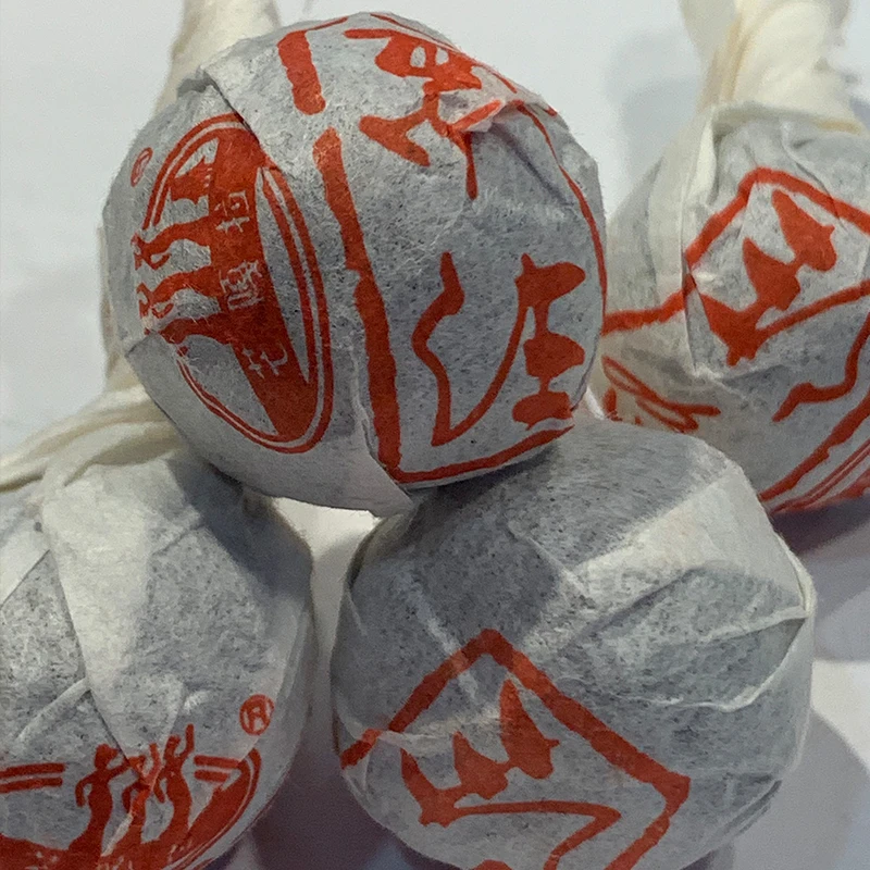 【芒嘎拉古茶】2013年春邦盆古树普洱茶生茶龙珠5克/颗