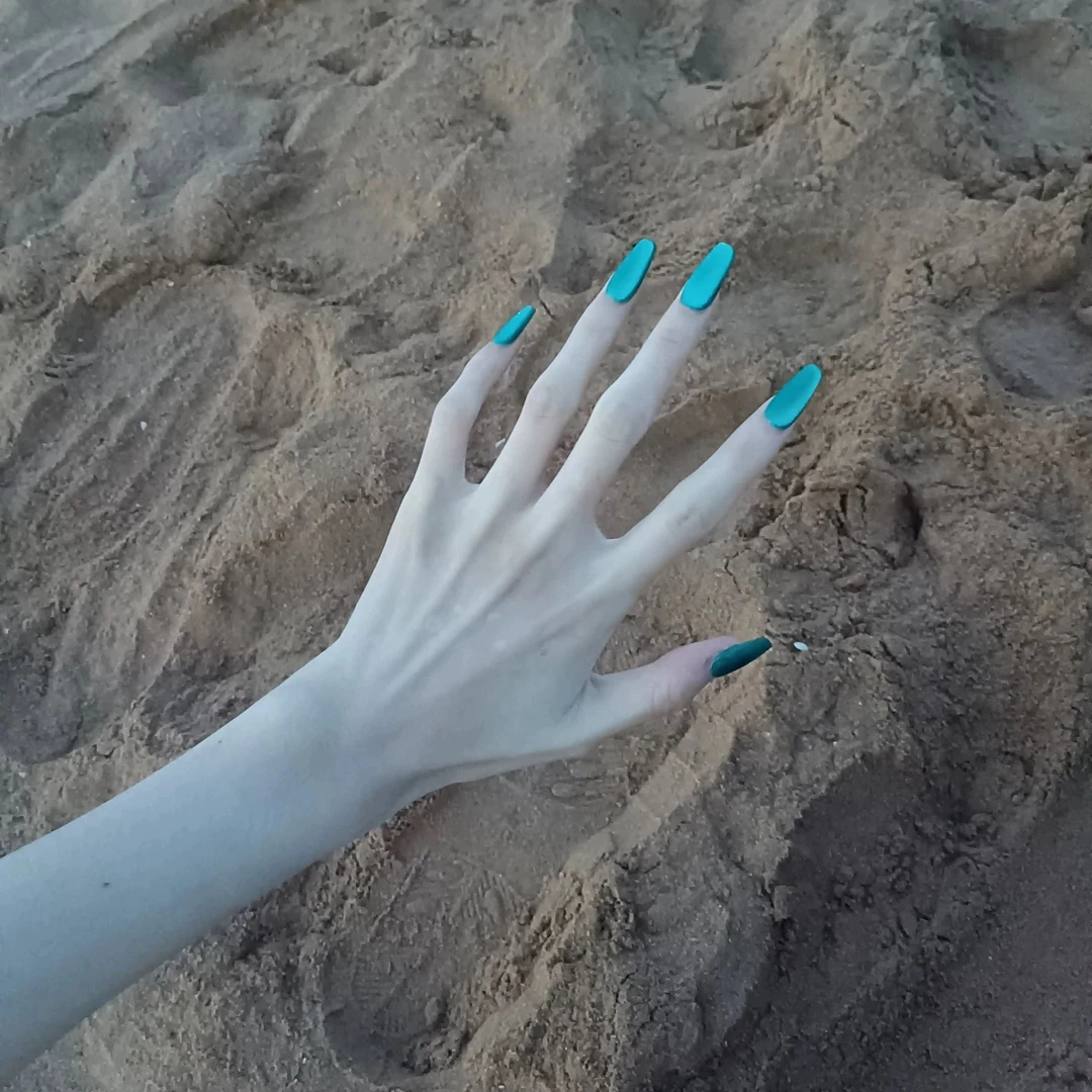 手工穿戴甲绝美墨尔本猫眼美甲贴片爆闪高级感玻璃珠指甲显白防水