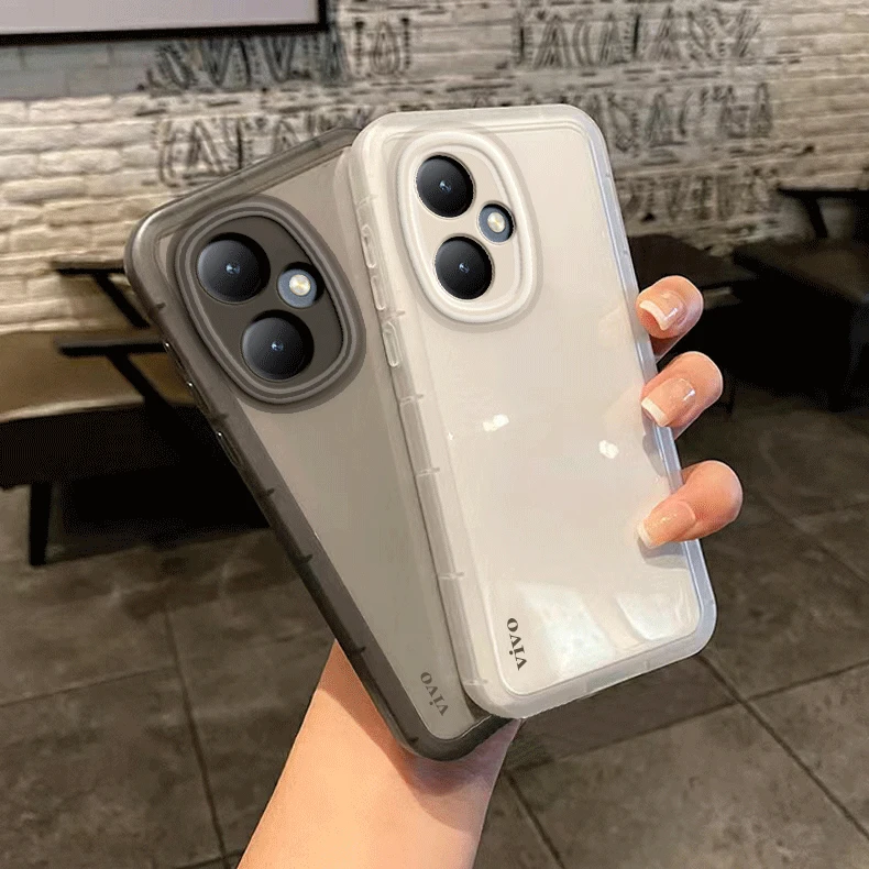 vivo Y35+手机壳vivoY35M+透明气囊男女高级感全包防摔硅胶软壳套