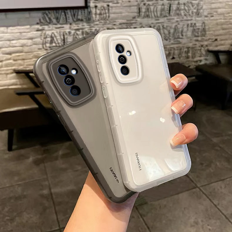 华为麦芒11手机壳透明气囊男女高级感全包防摔硅胶软壳套miamang