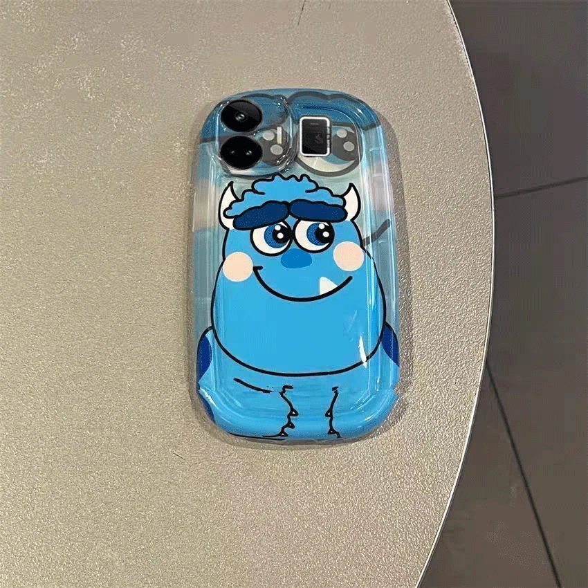 Realme真我gt5手机壳gtneo5肥皂防摔可爱怪兽情侣卡通保护套软