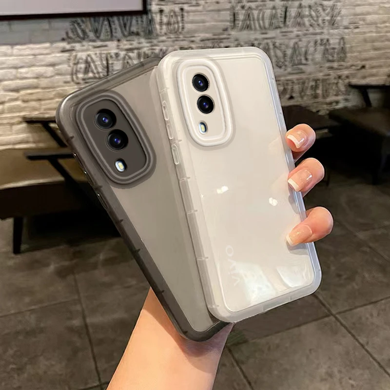 vivo Y71T手机壳vivoY71T透明气囊男女高级感全包防摔硅胶软壳套