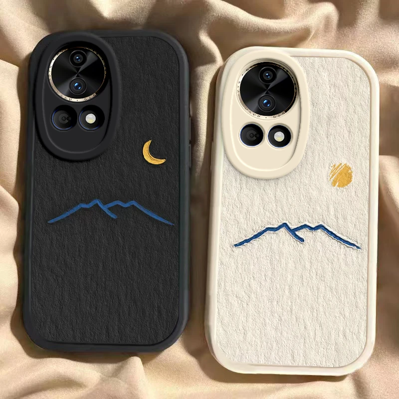 华为Nova12手机壳Nova12PRO卡通可爱全包保护套软男女太阳月亮山