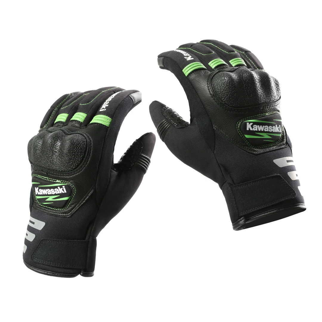 Kawasaki川崎手套B款 冬季保暖手套 机车手套摩托车手套 川崎广州