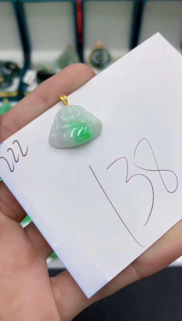 【闪购商品】翡翠颈饰18K金镶嵌翡翠