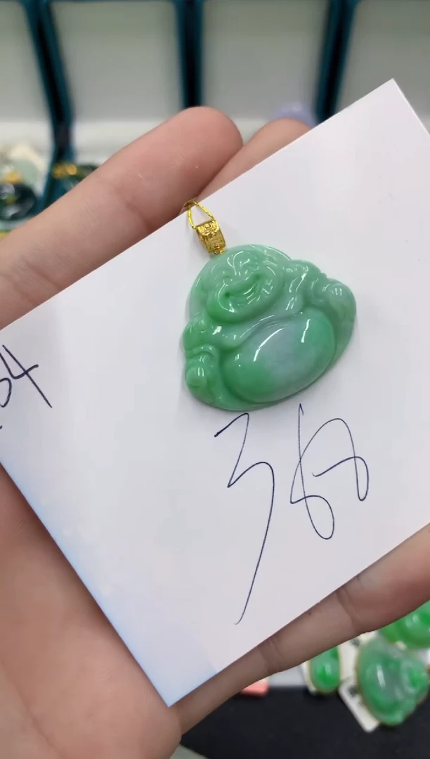 【闪购商品】翡翠颈饰18K金镶嵌翡翠