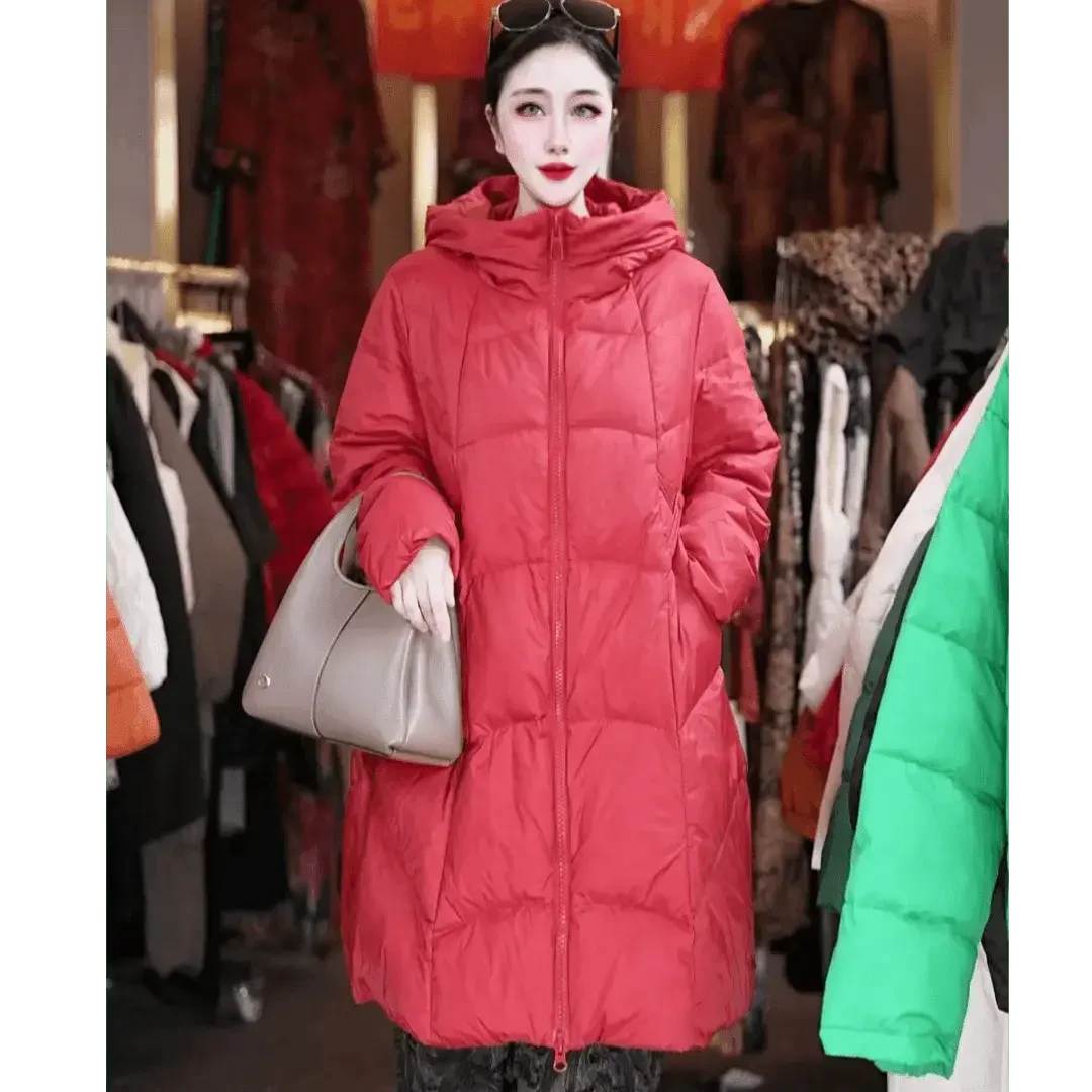 【羽绒】冬季百搭时尚潮流休闲气质显瘦轻奢女款羽绒服2115