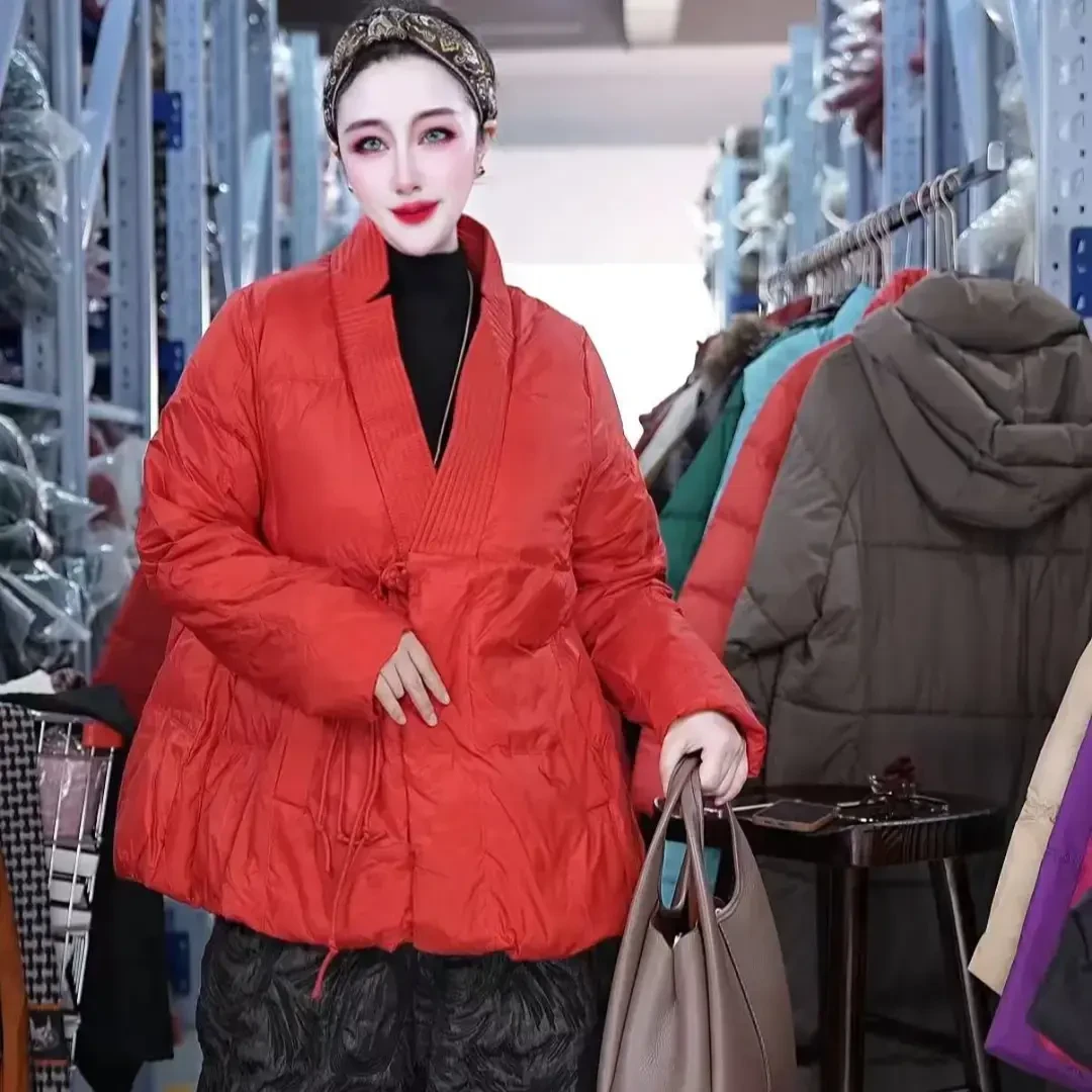 【羽绒】冬季百搭时尚潮流休闲气质显瘦轻奢女款羽绒服2184