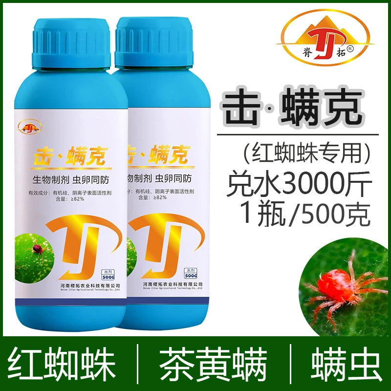 脊拓击螨克螨虫红蜘蛛二斑叶螨微生物卵果树瓜果蔬菜柑橘虫卵通防