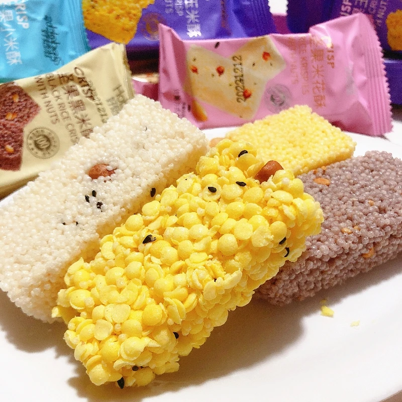 好焙滋坚果小米黑米花玉米酥解馋追剧办公室宿舍休闲零食网红笋1g