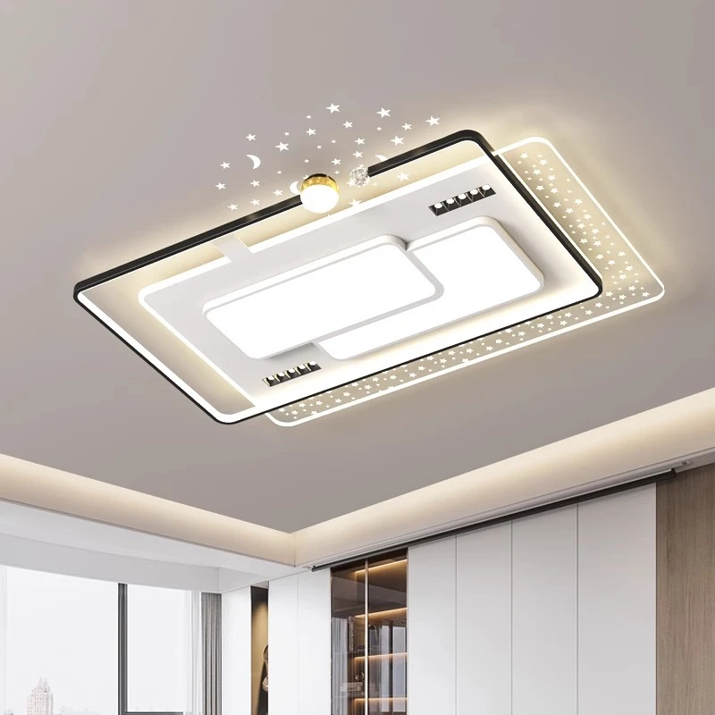 客厅主灯超亮led吸顶灯现代简约大气全光谱护眼灯具组合全屋套餐