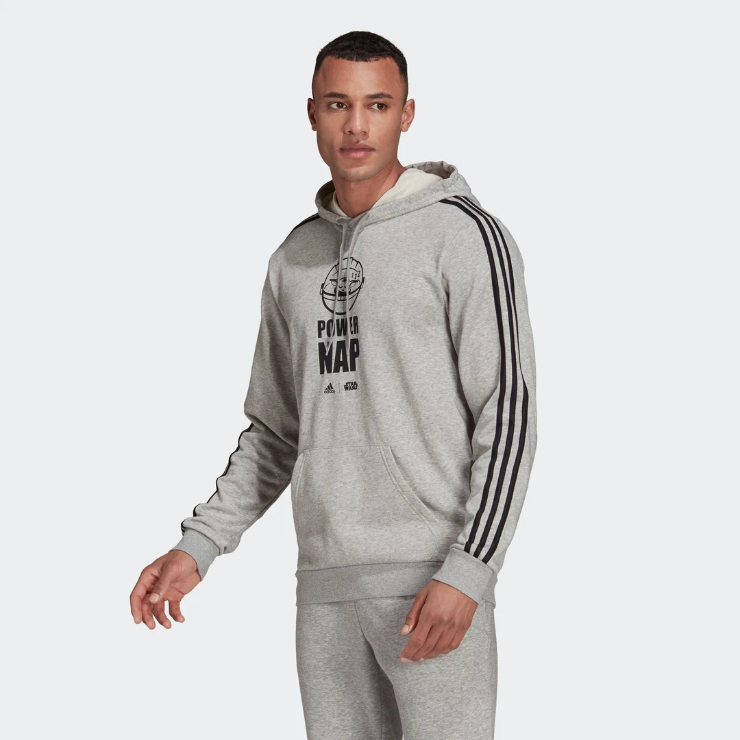 阿迪达斯男卫衣运动休闲户外连帽舒适透气M STR WRS HDY GS6320