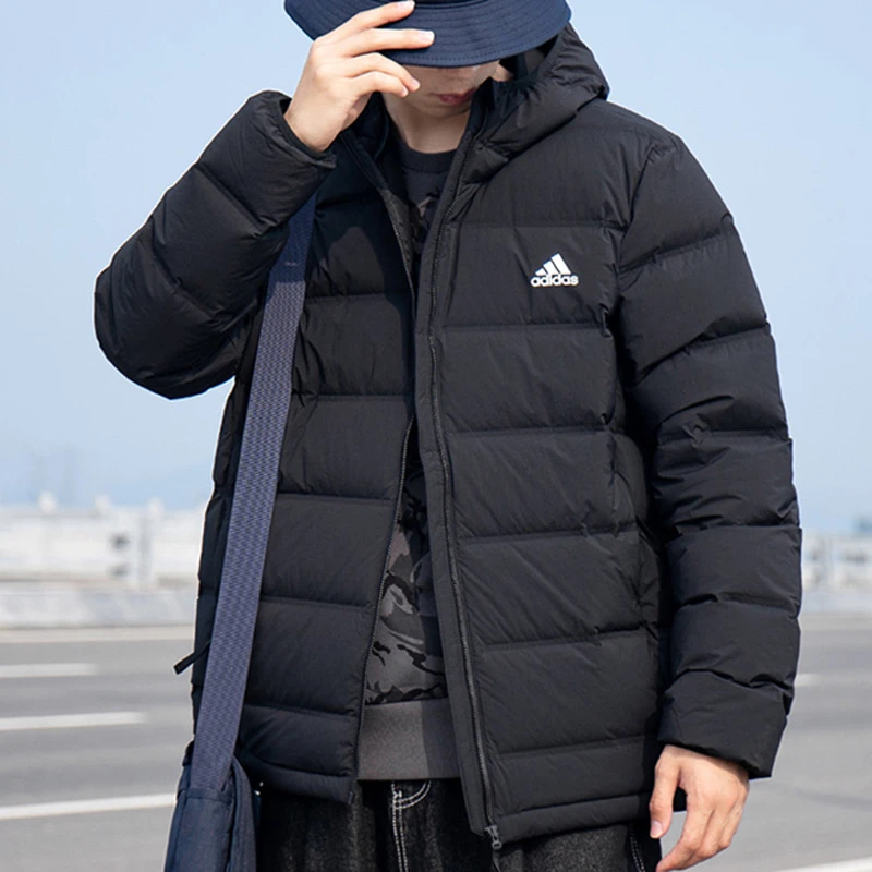 【奥莱】阿迪达斯男女羽绒服运动休闲连帽Helionic Ho Jkt  2001