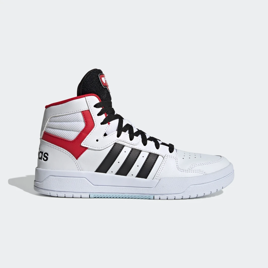 阿迪达斯男女鞋运动休闲高帮保暖舒适耐磨板鞋ENTRAP MID FW7020