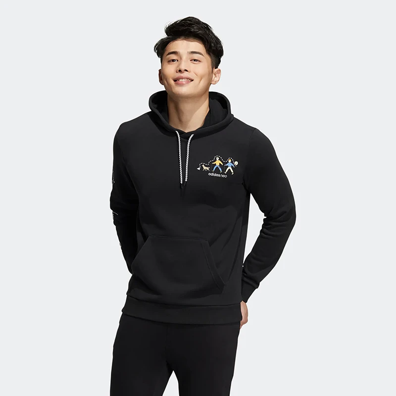 【奥莱】阿迪达斯男卫衣运动休闲连帽舒适透气M ADVT SH 6589