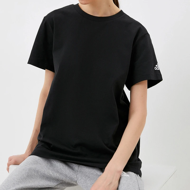 阿迪达斯女服短袖运动休闲BOS Blank Tee W H44283