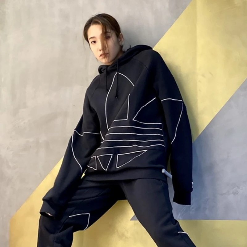 【推荐】阿迪达斯三叶草男女卫衣运动休闲连帽BG TF OUT HOODY 0823