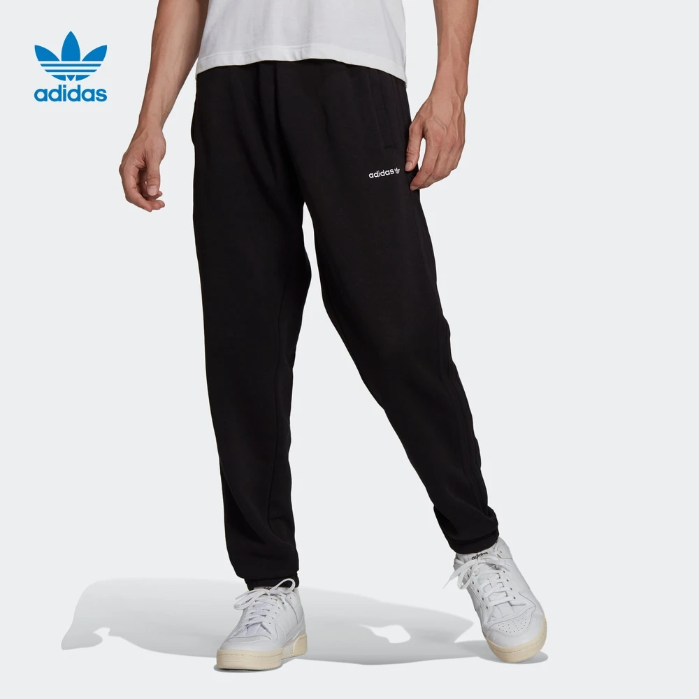 阿迪达斯三叶草男长裤运动休闲户外针织Trefoil C Pants HC7132