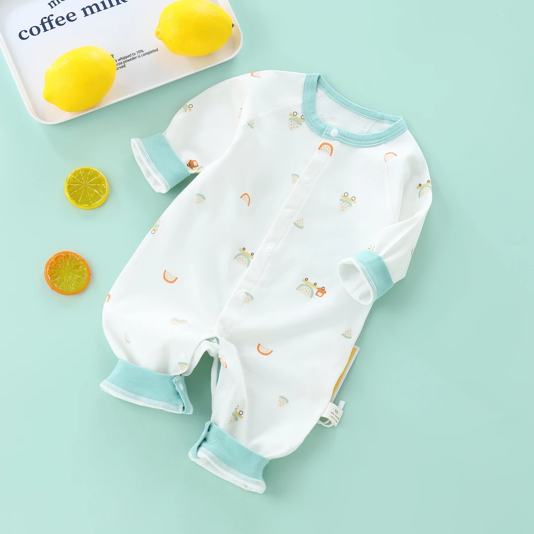 胥仔儿童婴幼保暖长袖连体四季长袖连体爬服