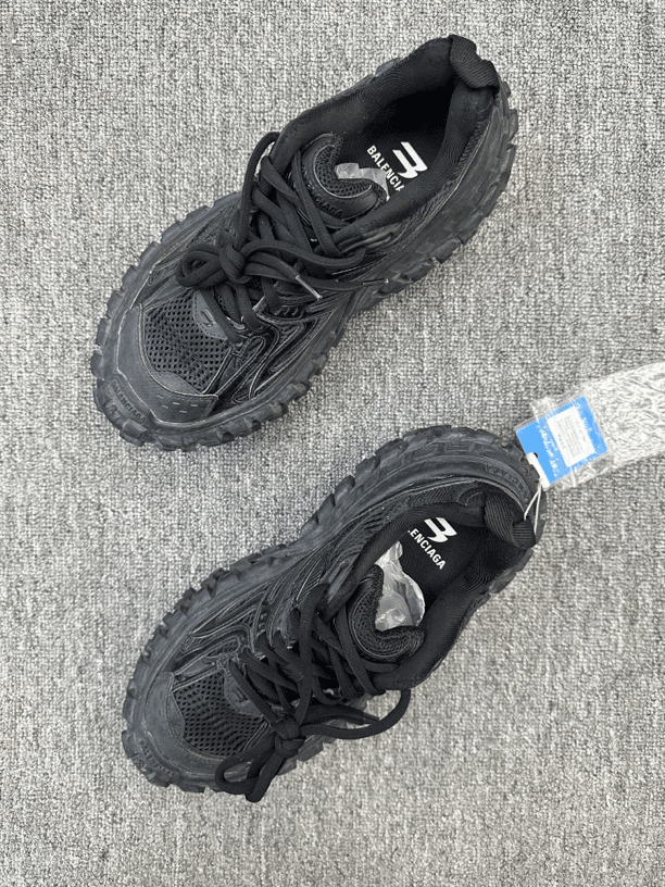 37 巴黎世家 track 黑色 轮胎鞋 准新